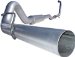 Installer Series Turbo Back Exhaust System Single Side Exit Aluminized Inc. Tailpipe And Exhaust Tip (S6206AL, M79S6206AL)