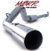 MBRP Inc. S5300304 Sport Truck Exhaust 2005-2007 Toyota Tacoma 2.7/4.0L, Extended/Crew Cab Short Bed, Cat Back, Dual Split Rear, Pro Series (S5300304, M79S5300304)