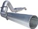 Installer Series Cat Back Exhaust System Single Side Exit Aluminized Inc. Muffler/Tailpipe/Exhaust Tip (S6208AL, M79S6208AL)