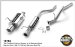 MagnaFlow 15764 Stainless Steel Cat Back Exhaust System 2002 - 2006 Nissan Sentra (15764, M6615764)