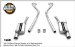 MagnaFlow 15881 Stainless Steel Cat Back Exhaust System 2005 - 2009 Ford Mustang (M6615881, 15881)