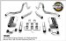 MagnaFlow 15630 Stainless Steel Cat Back Exhaust System 1986 - 1993 Ford Mustang (M6615630, 15630)