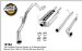 MagnaFlow 16753 Stainless Steel Single Cat-Back Exhaust System (16753, M6616753)