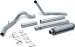 XL Performance 4 in. Turbo Back Turner 3.5 in. Down Pipe Side Exit Stainless Steel Muffler/Mandrel-Bent Tubing w/5 in. Single Wall Tip (M6615928, 15928)