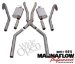MagnaFlow 15815 Stainless Steel Cat Back Exhaust System 1964 - 1966 Ford Mustang (15815, M6615815)