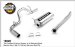 MagnaFlow 15839 Stainless Steel 3" Single Cat-Back Exhaust System (M6615839, 15839)