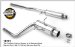 MagnaFlow 15741 Stainless Steel Cat Back Exhaust System 2002 - 2006 Mini Cooper (M6615741, 15741)