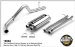MAGNAFLOW 15602 Stainless Steel Cat-Back System; 5 x 11 x 22 in. Muffler; 2.5 in./3.5 in. Tubing; Dual Inlet; Side Exit; 4 in. Tip; Mandrel-Bent; (15602, M6615602)