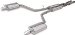 MAGNAFLOW 15710 Stainless Steel Cat-Back System; 4 x 9 x 14 in. Muffler; 2.5 in. Tubing; Dual Rear Exit; Turndown Tip; Mandrel-Bent; w/o Bumper Cutouts; (15710, M6615710)