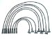 Prestolite 118024 ProConnect Black Professional O.E Grade Ignition Wire Set (118024, PRP118024)