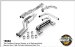 MagnaFlow 16602 Stainless Steel Cat Back Exhaust System 2001 - 2006 BMW M3 (16602, M6616602)