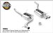 MagnaFlow 16693 Stainless Steel 2.5" Single Cat-Back Exhaust System (M6616693, 16693)