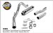 MagnaFlow 16950 Stainless Steel 4" Single Cat-Back Exhaust System (16950, M6616950)