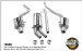MagnaFlow 16600 Stainless Steel Cat Back Exhaust System 2002 - 2005 Audi A4 (M6616600, 16600)