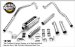 MagnaFlow 15736 Stainless Steel Cat-Back Exhaust System (15736, M6615736)