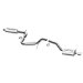 MagnaFlow 16694 Stainless Steel 2.5" Single Cat-Back Exhaust System (M6616694, 16694)