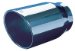 MagnaFlow Exhaust Stainless Steel Tip 35120 - 5in. Diameter, 4in. I.D. Inlet, Single-Wall, 15-degree Angle-Cut, Rolled-Edge (35120, M6635120)