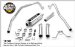 MagnaFlow 15738 Stainless Steel Dual Cat-Back Exhaust System (15738, M6615738)