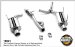 MagnaFlow 15831 Stainless Steel Cat Back Exhaust System 2001 - 2005 Honda S2000 (15831, M6615831)