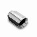 MagnaFlow Exhaust Stainless Steel Tip 35127 - 4in. Diameter, 2.25in. I.D. Inlet, Double-Wall, 20-degree Angle-Cut (35127, M6635127)