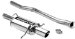 MAGNAFLOW 16660 Stainless Steel Cat-Back System; 3.5 in. x 5.5 in. Oval Muffler; 3 in. Tubing; Rear Exit; 3 in. Polished SS Tip; Mandrel-Bent; (16660, M6616660)