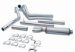 MAGNAFLOW 16923 XL Powerstroke Turbo-Back System; 7 x 24 in. Round Body Magnaflow Performance Muffler; 4 in. Downpipe; Dual Behind Rear Tires; 4 in. w/o Tip; (16923, M6616923)
