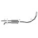 Stainless Steel Cat-Back Performance Exhaust System (M6616770, 16770)
