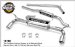MagnaFlow 16750 Stainless Steel 2.5" Dual Cat-Back Exhaust System (M6616750, 16750)