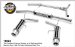 MagnaFlow 15824 Stainless Steel Cat Back Exhaust System 2003 - 2005 Honda Accord (15824, M6615824)