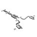 MagnaFlow 16514 Stainless Steel 2.5" Dual Cat-Back Exhaust System (M6616514, 16514)