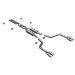 MagnaFlow 16515 Stainless Steel 2.5" Dual Cat-Back Exhaust System (16515, M6616515)