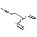 MagnaFlow 16817 Stainless Steel 2.25" Dual Cat-Back Exhaust System (16817, M6616817)