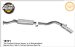 MagnaFlow 16771 Stainless Steel 3.5" Single Cat-Back Exhaust System (M6616771, 16771)