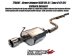 Tanabe Medalion Touring Catback Exhaust System 1997-2001 Acura Integra Type R (T70041)
