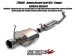Tanabe Medalion Touring Catback Exhaust System 2003-2006 Honda Accord Coupe 4 Cyl. (T70096)