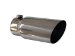 MBRP Polished Stainless Exhaust Tip 4" Inlet- 5" Exit Single Wall Angle Cut - 12" LengthDiesel Exhaust Tips (T5052, M79T5052)