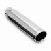 MagnaFlow Exhaust Stainless Steel Tip 35204 - 3in. Diameter, 2.5in. I.D. Inlet, Single-Wall, 15-degree Angle-Cut, Rolled-Edge (35204, M6635204)