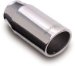 MagnaFlow Exhaust Stainless Steel Tip 35131 - 3in. Diameter, 2.25in. I.D. Inlet, Single-Wall, 15-degree Angle-Cut, Rolled-Edge (35131, M6635131)