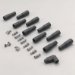 Taylor Cable 46052 LT1 180-Degree Black Spark Plug Boot with Terminals - Pack of 10 (46052, T6446052)
