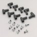 Taylor Cable 46055 90-Degree Distributor Boot/Terminal Kit - Pack of 9 (46055, 46095, T6446055)