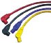 Taylor Cable 70254 Red Universal Fit 8mm TCW Pro-Wire Ignition Wire Set (70254, T6470254)