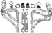 Flowtech 31506 Headers - CHEVY 4WD ONLY PU 67-87 Ceramic Headers 1.625 in. x 2.5 in. (F3131506, 31506)