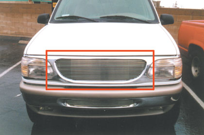 1995-2001 Ford Explorer Grille Billet Insert - 17 Bars (20650, T8620650)