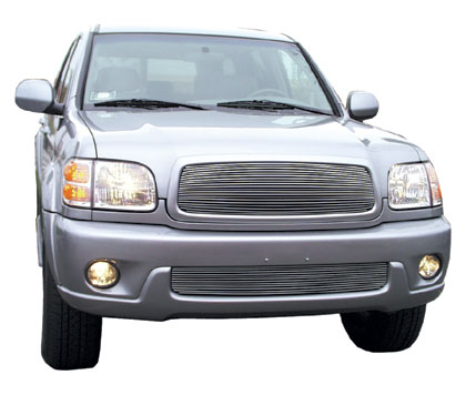 2001-2004 Toyota Sequoia Grille Billet Insert - Reguires Cutting Center Grille Section - 20 Bars (20900, T8620900)