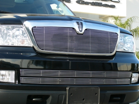 2005-2006 Lincoln Navigator - Bumper Billet Insert - 4 Bars Each (25699)