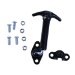 Omix-Ada 11210.05 Black Hood To Windshield Vertical Mount Catch For 1945-63 Jeep CJ (1121005, O321121005)