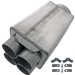 Flowmaster 7258501-7 Scavenger Series Collector Muffler (short) - 2.625" Primary / 5.00" Out - Race (72585017, F1372585017)