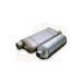 MagnaFlow 13216 XL Series Muffler - 2.5in. Center Inlet / 2.5in. Offset Outlet , 4in. x 9in. Oval, 14in. Body Length, 20in. Overall Length (13216, M6613216)