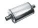 MagnaFlow 14316 Polished Stainless Steel Muffler - 2.5in. Center Inlet / 2.5in. Center Outlet , 4in. x 9in. Oval, 14in. Body Length, 20in. Overall Length (14316, M6614316)
