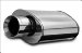 MagnaFlow 14832 Street Series Muffler - 2.25in. Center Inlet / 4in. Single Tip Outlet, 5in. x 8in. Oval, 14in. Body Length, 21in. Overall Length (14832, M6614832)